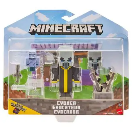 Minecraft Figures Ultimate Ender Dragon 22 & Steve 3.25 Action