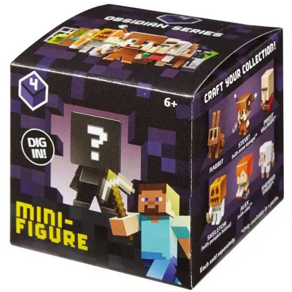 Minecraft TNT Series 25 Mystery Box 24 Packs Mattel Toys - ToyWiz