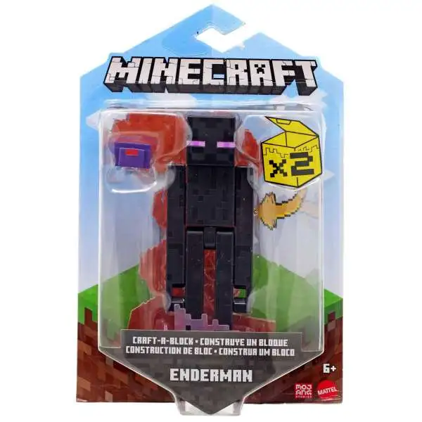 Minecraft Diamond Enderman Action Figure With Accessories, 5.5-Inch Toy  Collectible