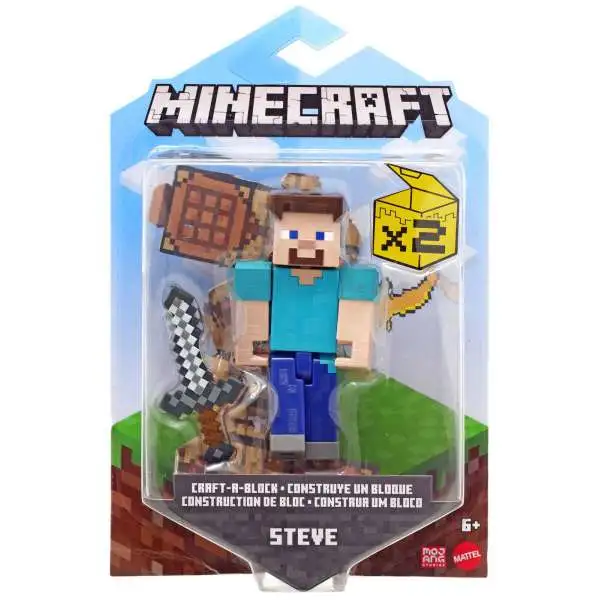 Minecraft Craft-A-Block Steve Action Figure