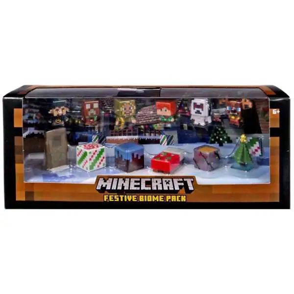 Minecraft Festive Biome Pack Mini Figure 12-Pack