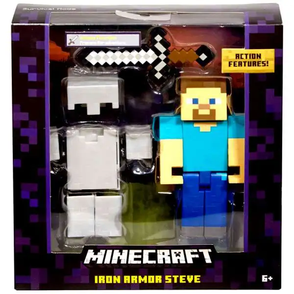 Minecraft Series 2 Steve with Diamond Armor Action Figure
