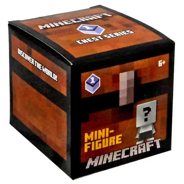 Minecraft Chest Series 1 Purple Mystery Pack 1 Random Figure Mattel Toys Toywiz
