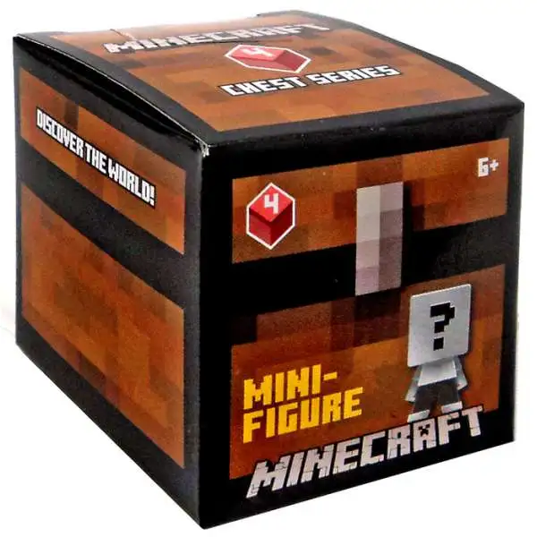 Minecraft Chest Series 4 (Red) Mystery Pack [1 RANDOM Figure]