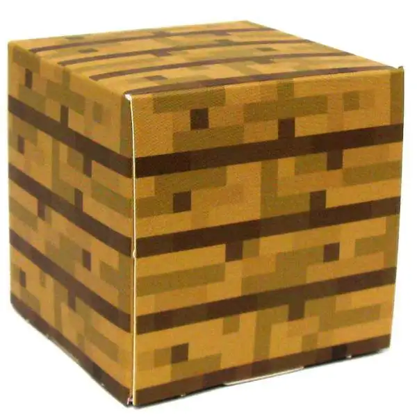 Minecraft Wooden Plank Block Papercraft [Single Piece]