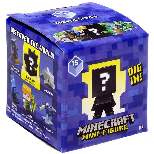 Minecraft Aquatic Series 15 Mystery Pack [1 RANDOM Figure]