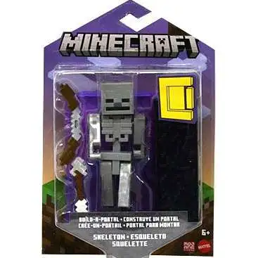 Minecraft Build-A-Portal Skeleton Action Figure [New Version]