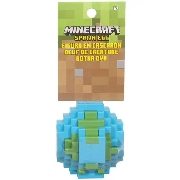 Minecraft Spawn Egg Zombie Mini Figure