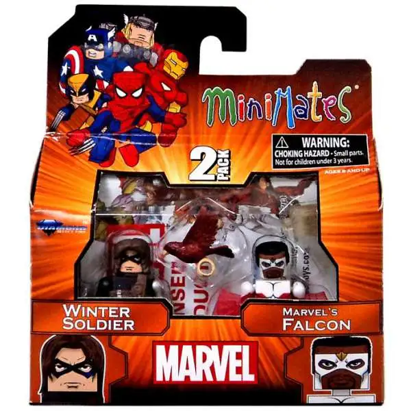 Marvel Minimates Series 54 Winter Soldier & Falcon Minifigure 2-Packs