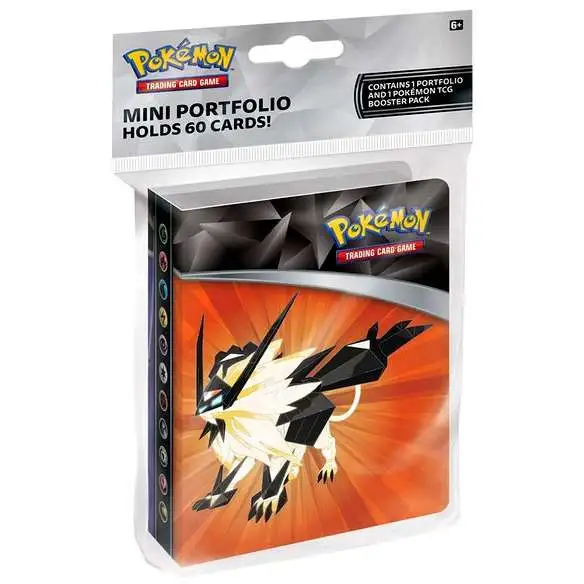 Nintendo Pokemon Sun & Moon Ultra Prism Mini Portfolio [Includes Booster Pack, Holds 60 Cards]