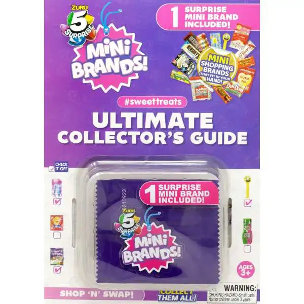 5 Surprise Mini Brands! Ultimate Collector's Guide #Sweettreats Mystery Pack [1 RANDOM Figure]
