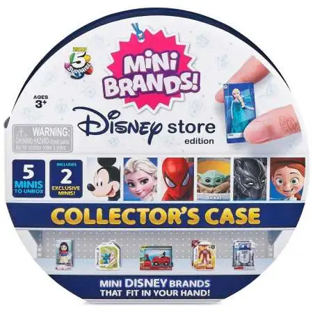 5 Surprise Mini Brands! Disney Store Edition Series 1 Collector Case [5 Minis To Unbox (2 Are Exclusives!)]