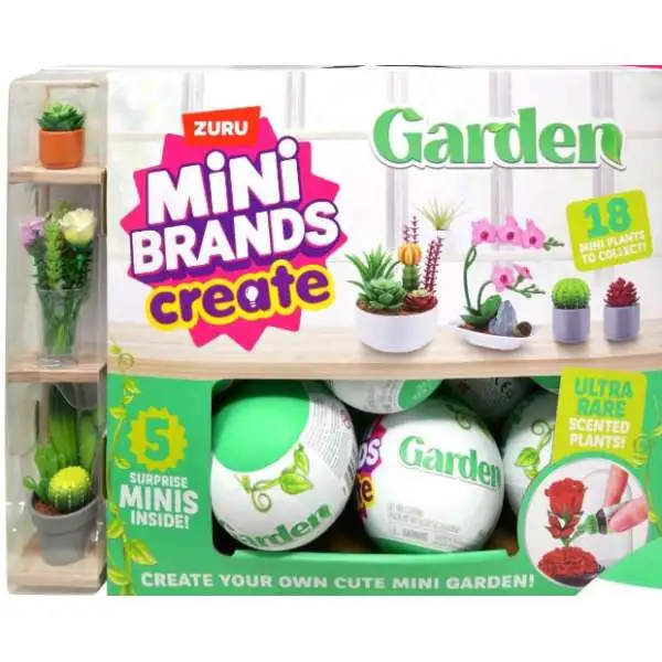 5 Surprise Mini Brands! Create Garden Mystery Box [25 Packs]