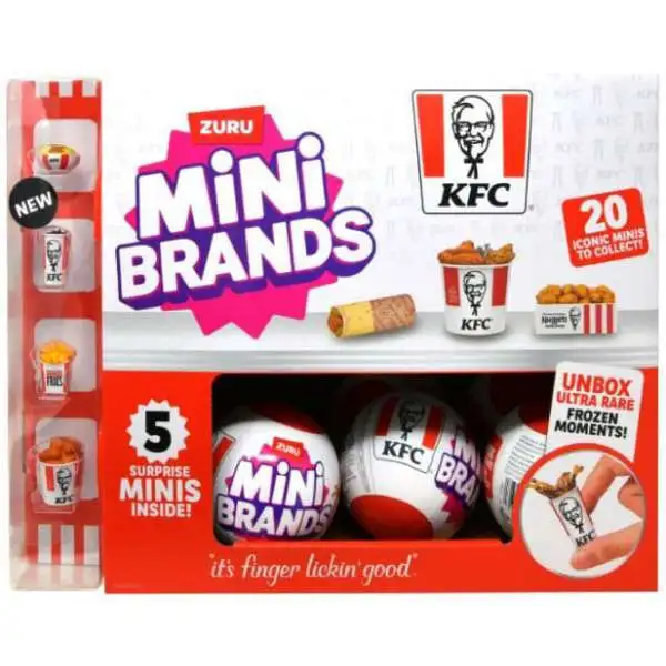 5 Surprise Mini Brands! KFC Mystery Box [21 Packs]