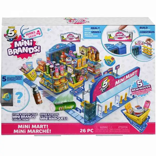 5 Surprise Mini Brands Series 5 Mystery Box 18 Packs Zuru Toys
