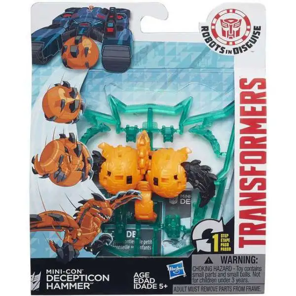 Transformers Robots in Disguise Mini-Con Decepticon Hammer Action Figure