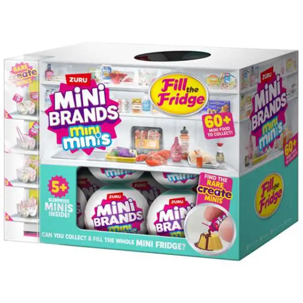 Mini Brands Mini Minis Fill The Fridge Mystery Box [25 Packs]