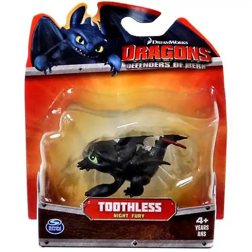 How to Train Your Dragon Dragons Defenders of Berk Toothless 3-Inch Mini Figure [Night Fury Crouching]