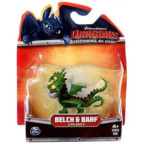 How to Train Your Dragon Dragons Defenders of Berk Belch & Barf 3-Inch Mini Figure [Green Zippleback]