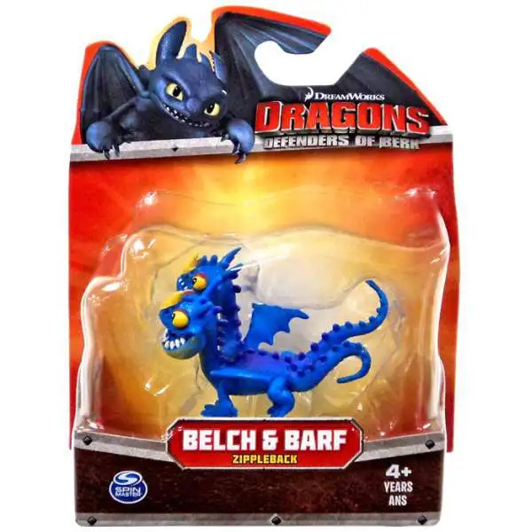 How to Train Your Dragon Dragons Defenders of Berk Belch & Barf 3-Inch Mini Figure [Purple Zippleback]