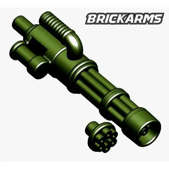 BrickArms Minigun 2.5-Inch [Dark Olive Green with No Ammo]