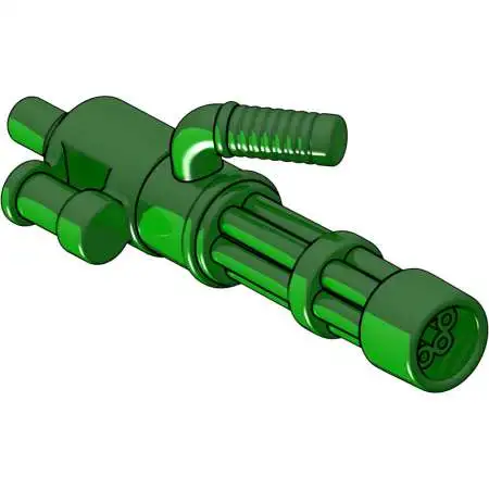 BrickArms Minigun 2.5-Inch [Trans Green with No Ammo]