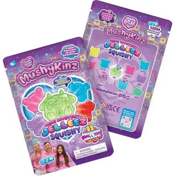 Taba Squishy MINI JELLEEZ Mystery 3-Pack 3 RANDOM Mini Jelly