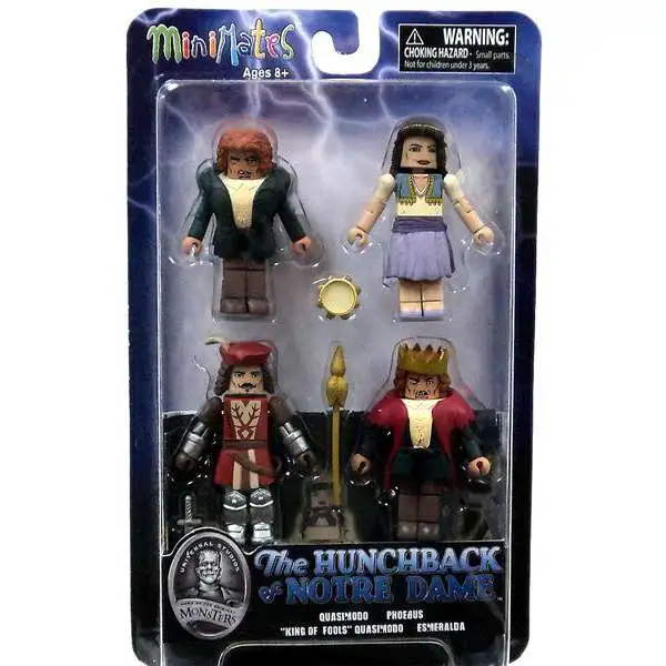 Universal Monsters MiniMates The Hunchback of Notre Dame Minifigure 4-Pack