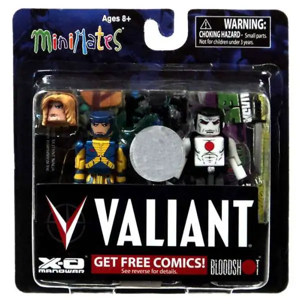Valiant Minimates Bloodshot & X-O Manowar Exclusive 2-Inch Minifigure 2-Pack [Variant]