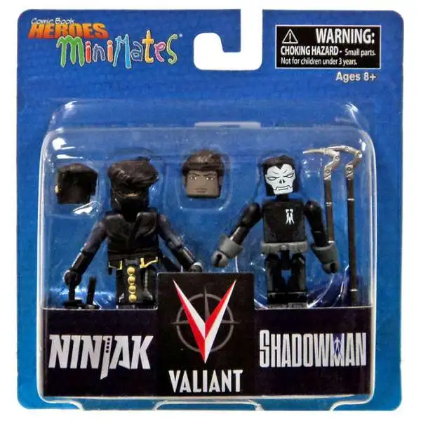 Valiant Comic Book Heroes Minimates Ninjak & Shadowman 2-Inch Minifigure 2-Pack