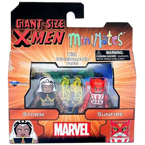 Marvel Secret Wars Minimates Series 68 Storm & Sunfire 2-Inch Minifigure 2-Pack