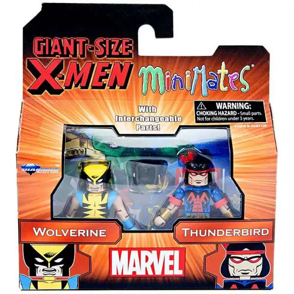 Marvel Secret Wars Minimates Series 68 Wolverine & Thunderbird 2-Inch Minifigure 2-Pack