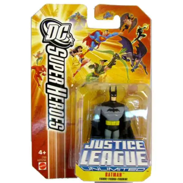 DC Justice League Unlimited Super Heroes Batman Action Figure [Yellow Card]