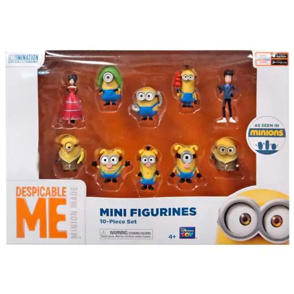 Despicable Me Minions Movie Mini Figurines Exclusive 2 10-Piece