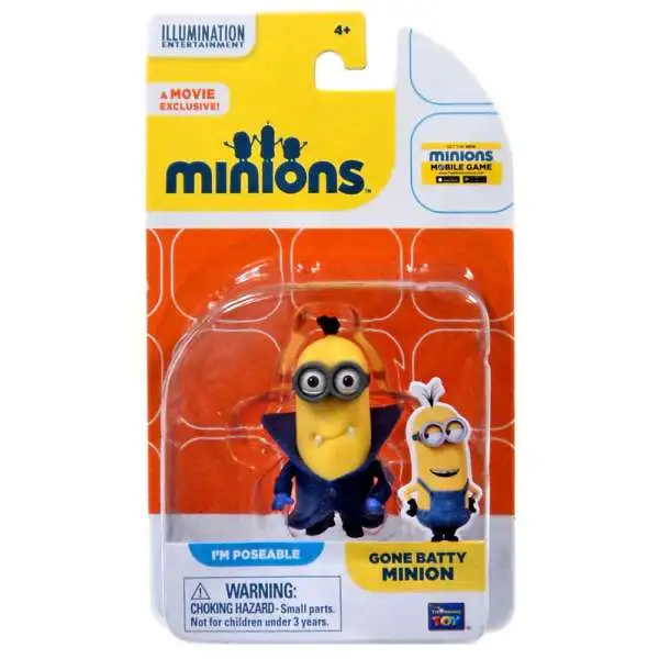 Despicable Me Minions Movie Gone Batty Minion Action FIgure