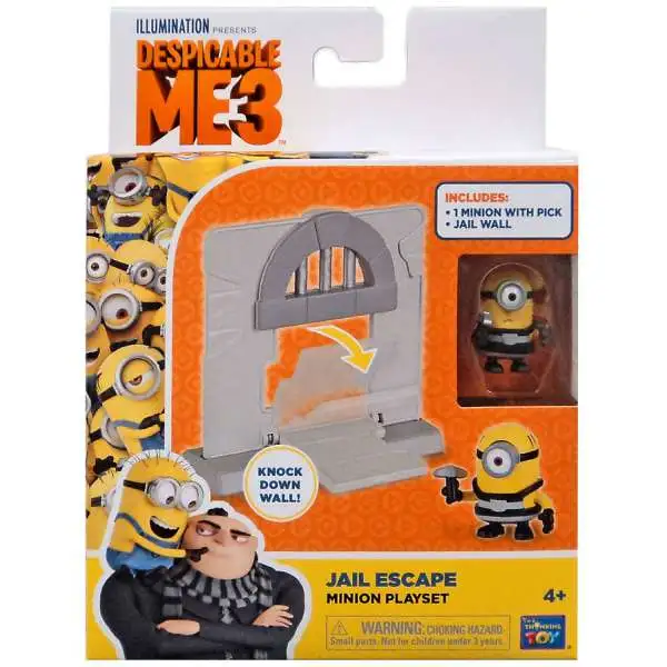 Despicable Me Minions Movie Jail Escape 2-Inch Micro Playset