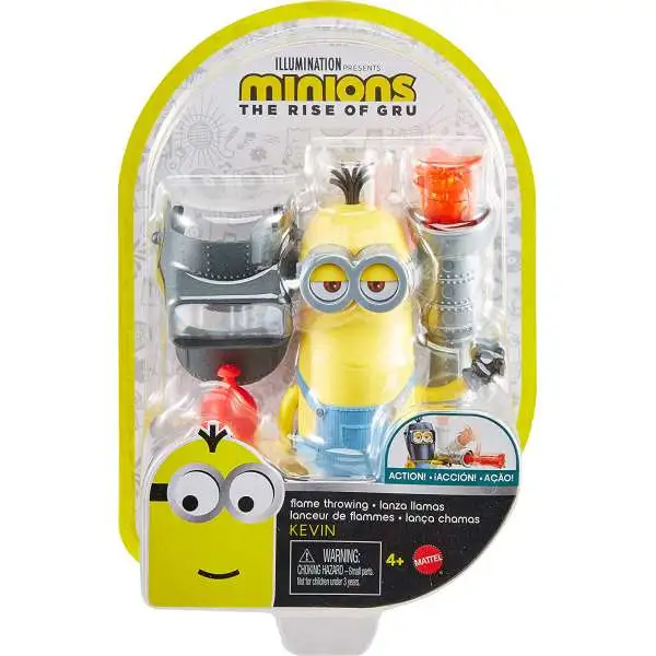 Despicable Me Minions: The Rise of Gru Flame Throwing Kevin Action Figure