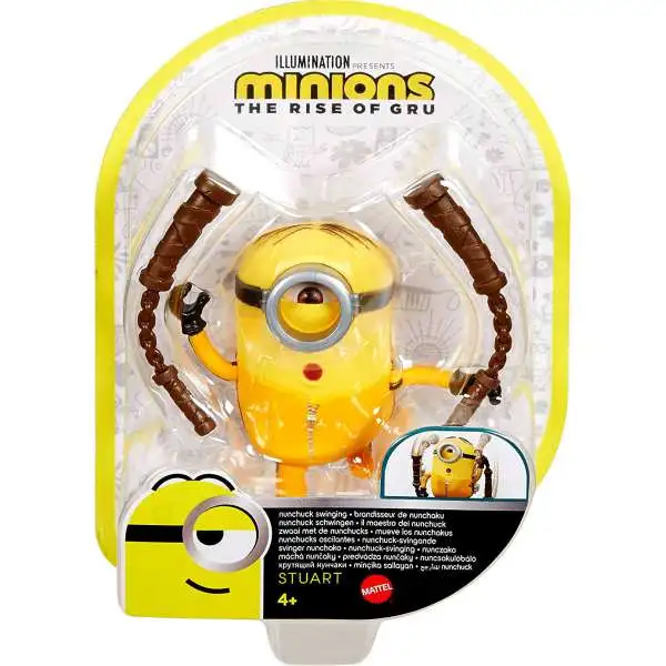 Despicable Me Minions: The Rise of Gru Nunchuck Swinging Stuart Action Figure [Loose]