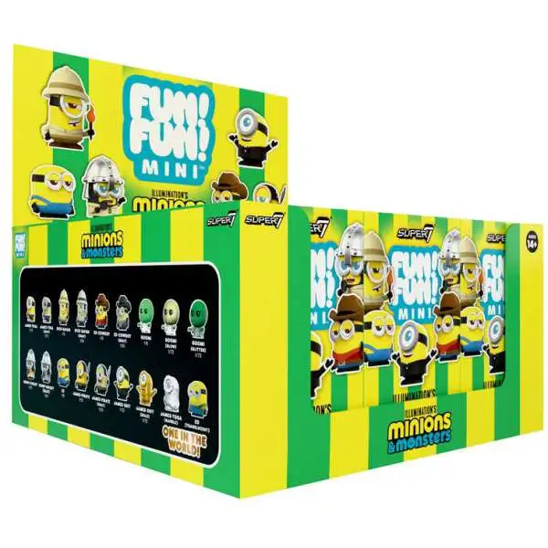 Minions 3 Fun Fun Minions 3 2.5 Mini Figure Box 9 Packs Super7