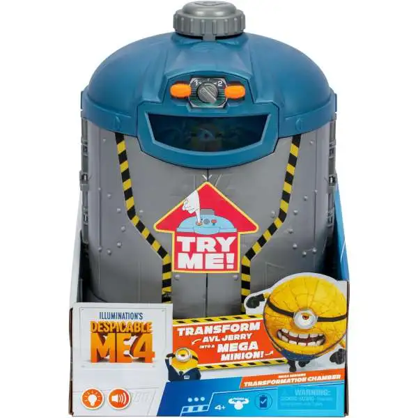 Despicable Me 4 Mega Minion Transformation Chamber Toy [Transform AVL Jerry into a Mega Minion!] (Pre-Order ships May)