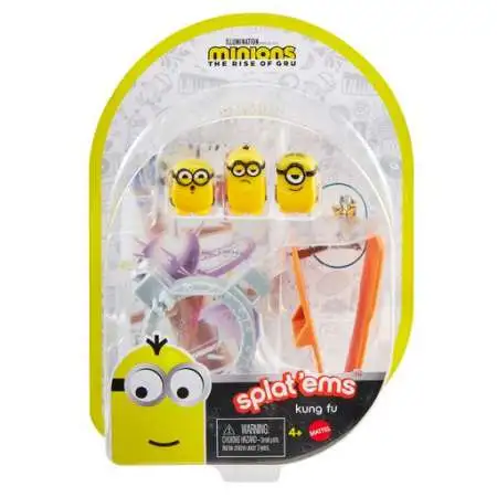 Despicable Me Minions: The Rise of Gru Splat 'Ems Kung Fu Mini Figure 3-Pack
