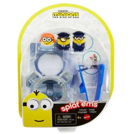 Despicable Me Minions: The Rise of Gru Splat 'Ems Travel Mini Figure 3-Pack