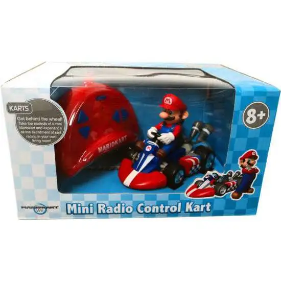 Super Mario Mario Kart Wii Mini Radio Control Kart Mario R/C Vehicle [Loose]