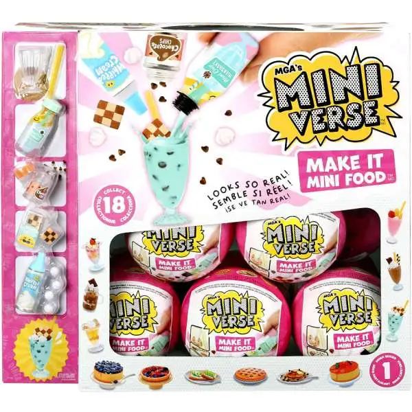  MGA's Miniverse Make It Mini Kitchen, Kitchen Playset, w/ UV  Light, Collectibles, DIY, Resin Play, Exclusive, Mystery Recipe, Mini Oven  Mitts, NOT EDIBLE, 8+ : Toys & Games