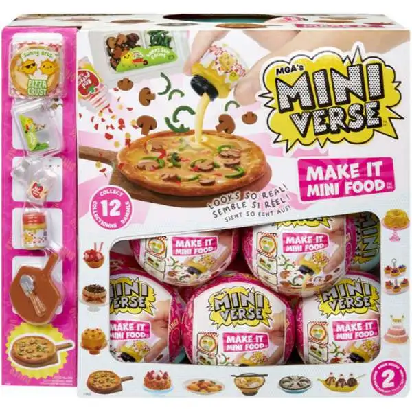 Miniverse Make It Mini Food Multipack Playset NOT EDIBLE 30 Pieces