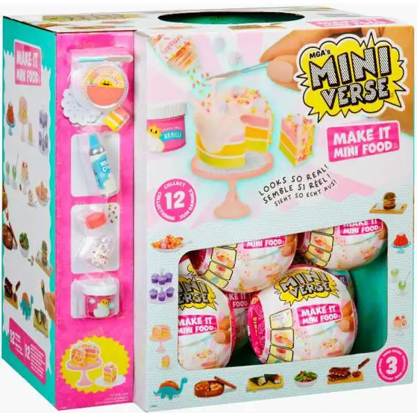 Miniverse Make It Mini Food DINER Series 3 Wave B Mystery Box [15 Packs]