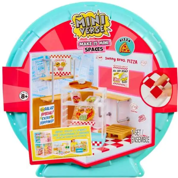Miniverse Make It Mini Spaces Pizza Shop Building Set