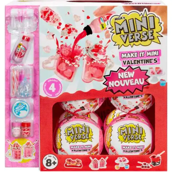 Miniverse Make It Mini Food Valentine's Day Series 2 Mystery Box [15 Packs]