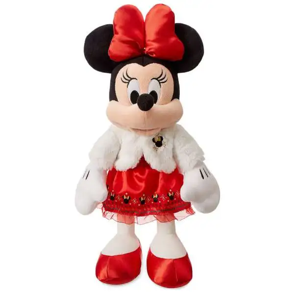 Disney 2018 Holiday Minnie Mouse Exclusive 17-Inch Plush [Red Dress]