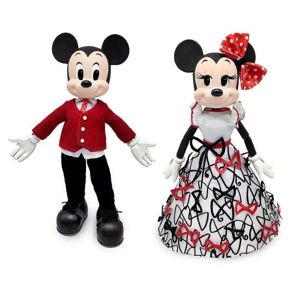 Disney Mickey & Minnie Mouse Sweethearts Exclusive 11-Inch Doll Set